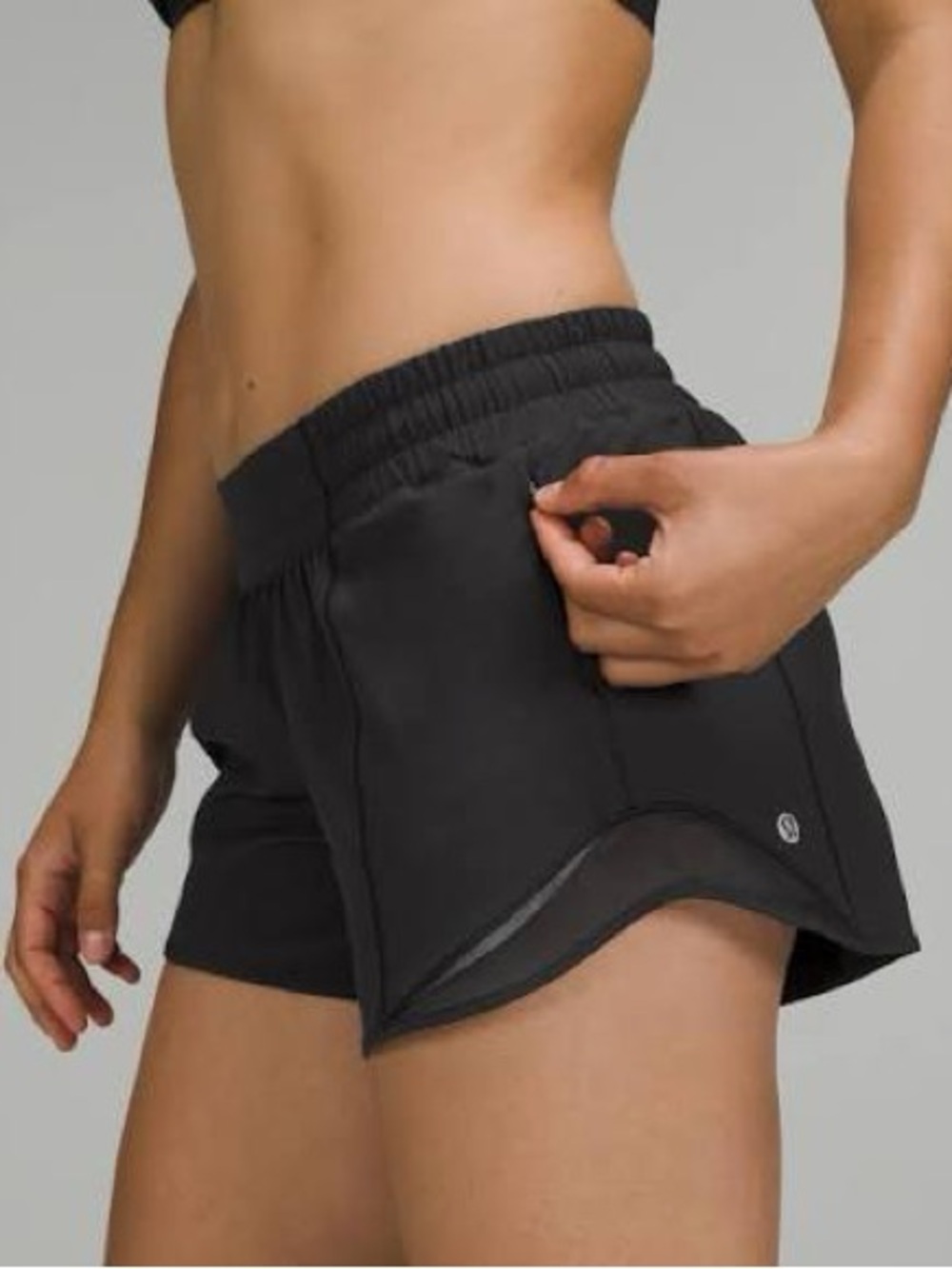 Lululemon Black Hotty Hot Shorts